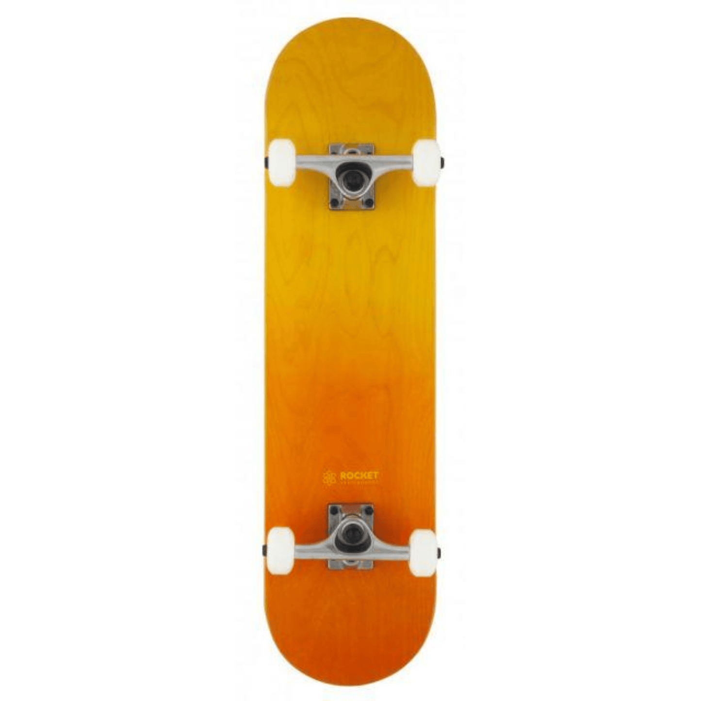 Rocket Complete Skateboard Double Dipped 8", Orange Complete Skateboards Rocket