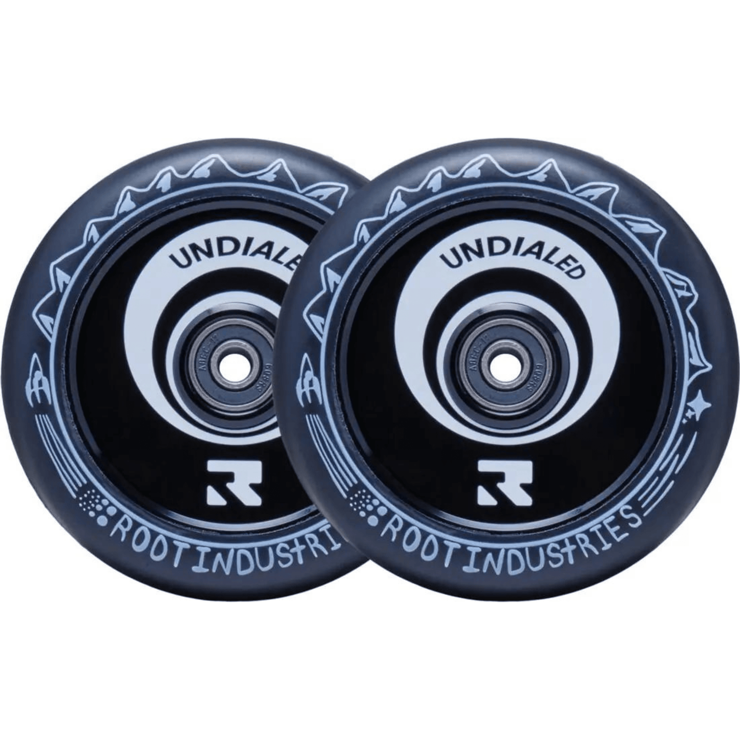 Root Air Undialed 110mm Pro Scooter Wheels, Black Scooter Wheels Root Industries