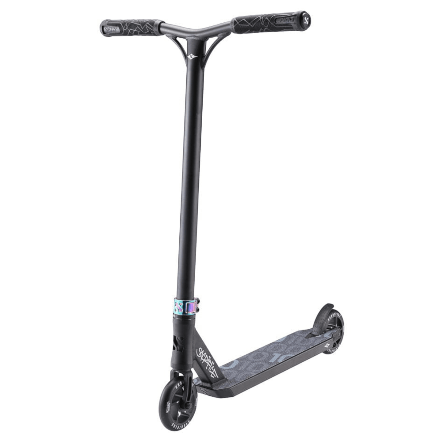 Sacrifice Flyte 100 V2 Complete Stunt Scooter, Black/Neo Complete Scooters Sacrifice