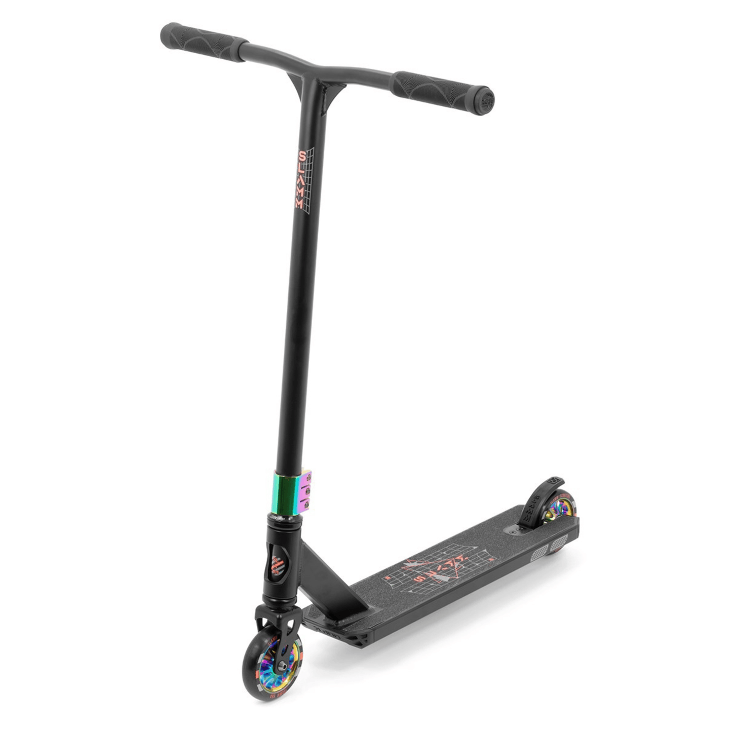 Slamm Classic Stunt Scooter, Neochrome Complete Scooters Slamm Scooters