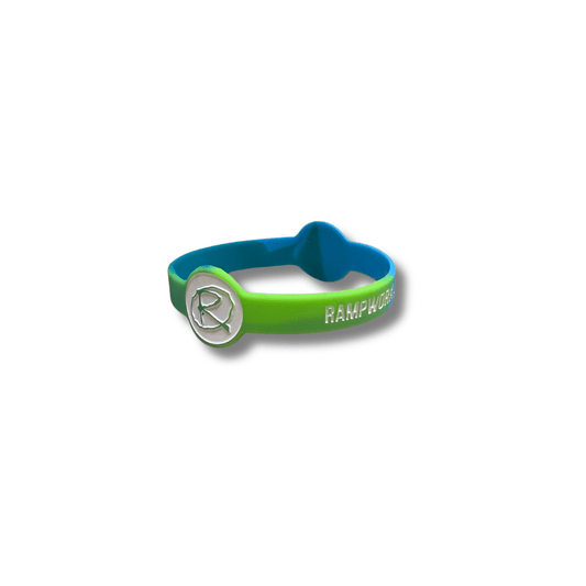 Rampworx Wristband, Green/Blue/Teal wristband Rampworx