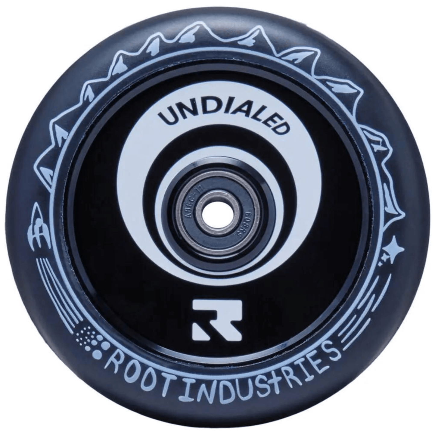 Root Air Undialed 110mm Pro Scooter Wheels, Black Scooter Wheels Root Industries