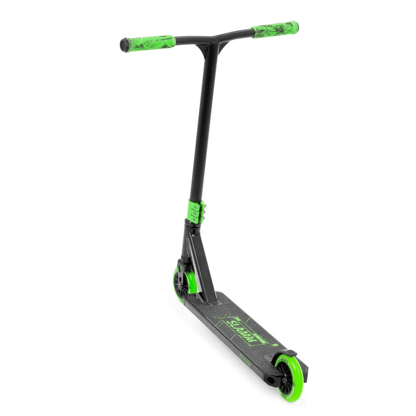 Slamm Classic Mini Stunt Scooter, Green Complete Scooters Slamm Scooters
