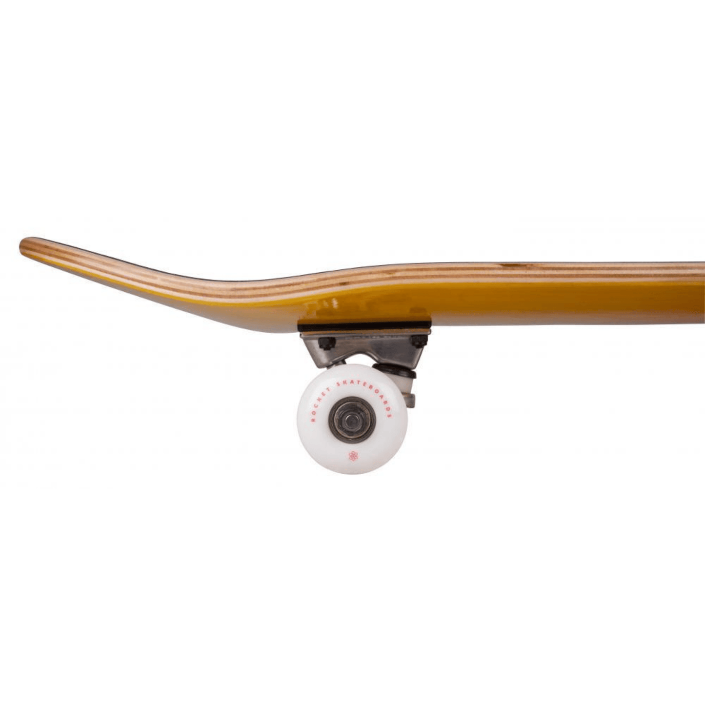 Rocket Complete Skateboard Double Dipped 8", Orange Complete Skateboards Rocket