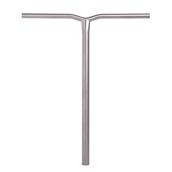 Striker Titanium Y Bend Scooter Bars 700mm, Raw Scooter Bars Root Industries