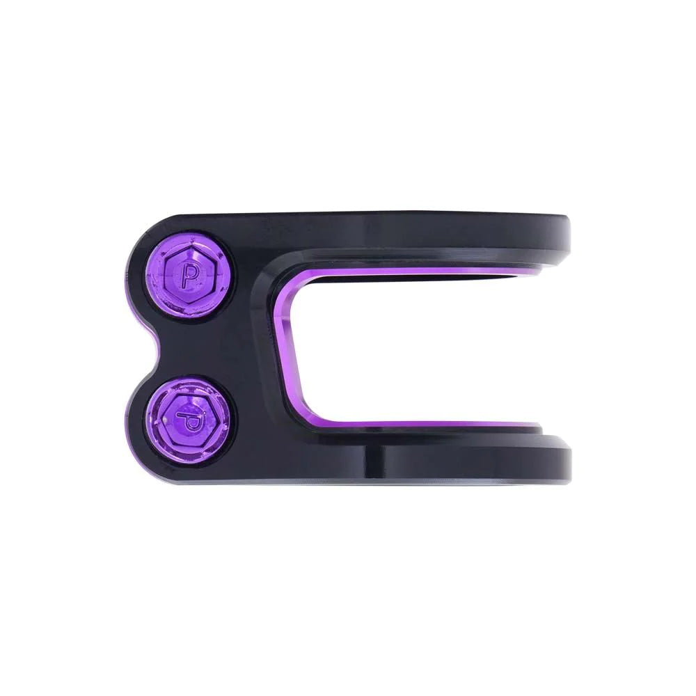 Oath Carcass 2 Bolt Clamp, Black/Purple Scooter Clamps Oath