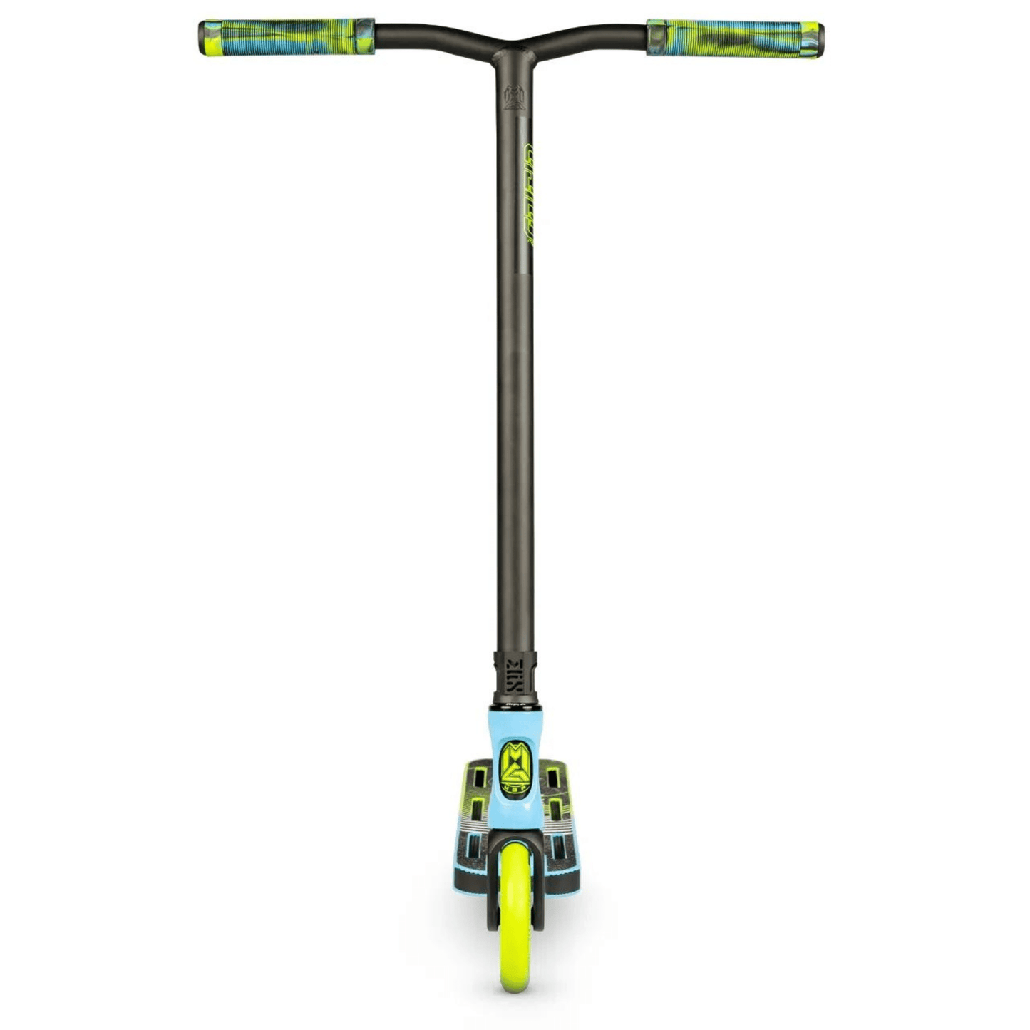 MGP VX Origin Pro 4.5" Complete Stunt Scooter, Blue/Lime Complete Scooters MADD Gear (MGP)
