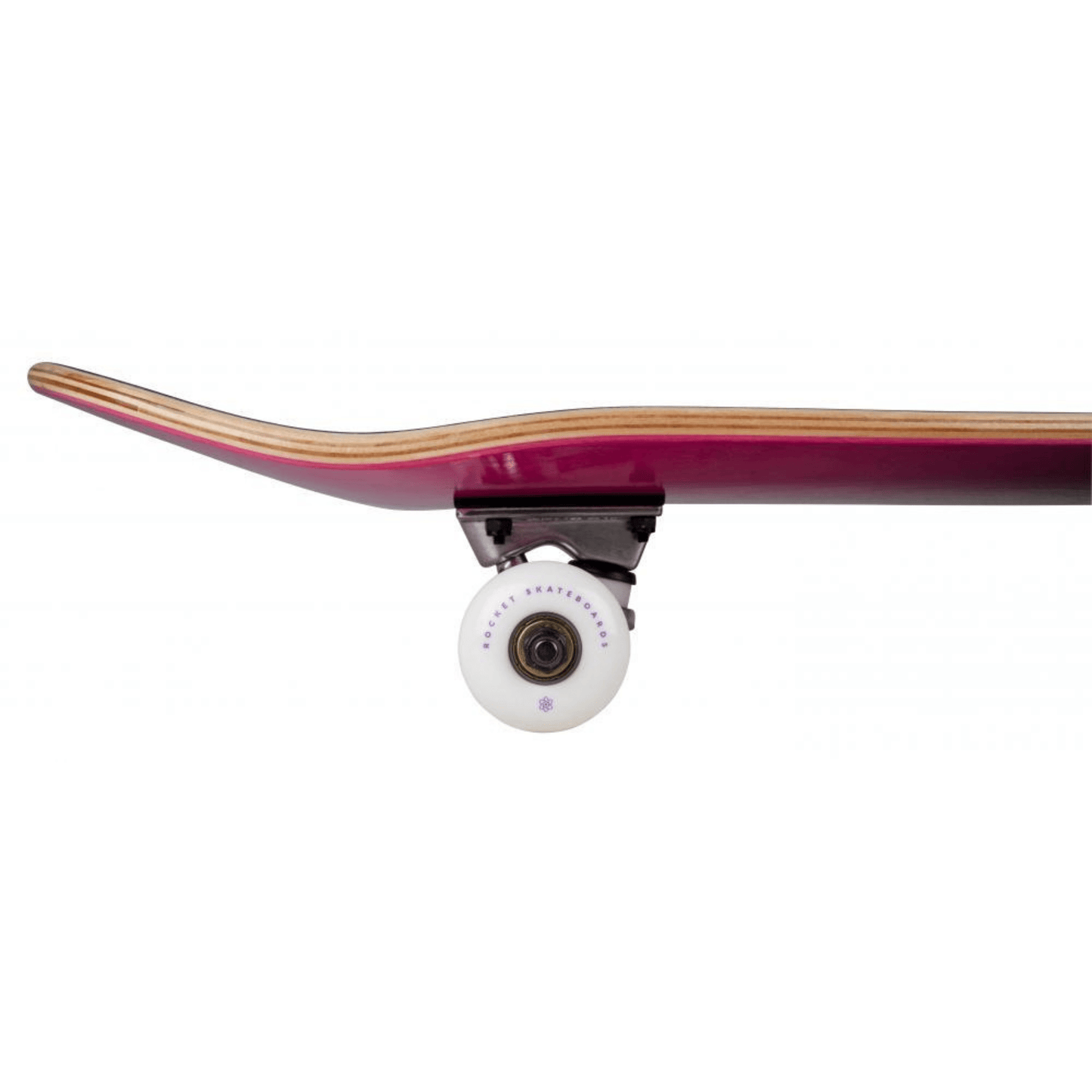 Rocket Complete Skateboard Double Dipped 7.5", Purple/Black Complete Skateboards Rocket