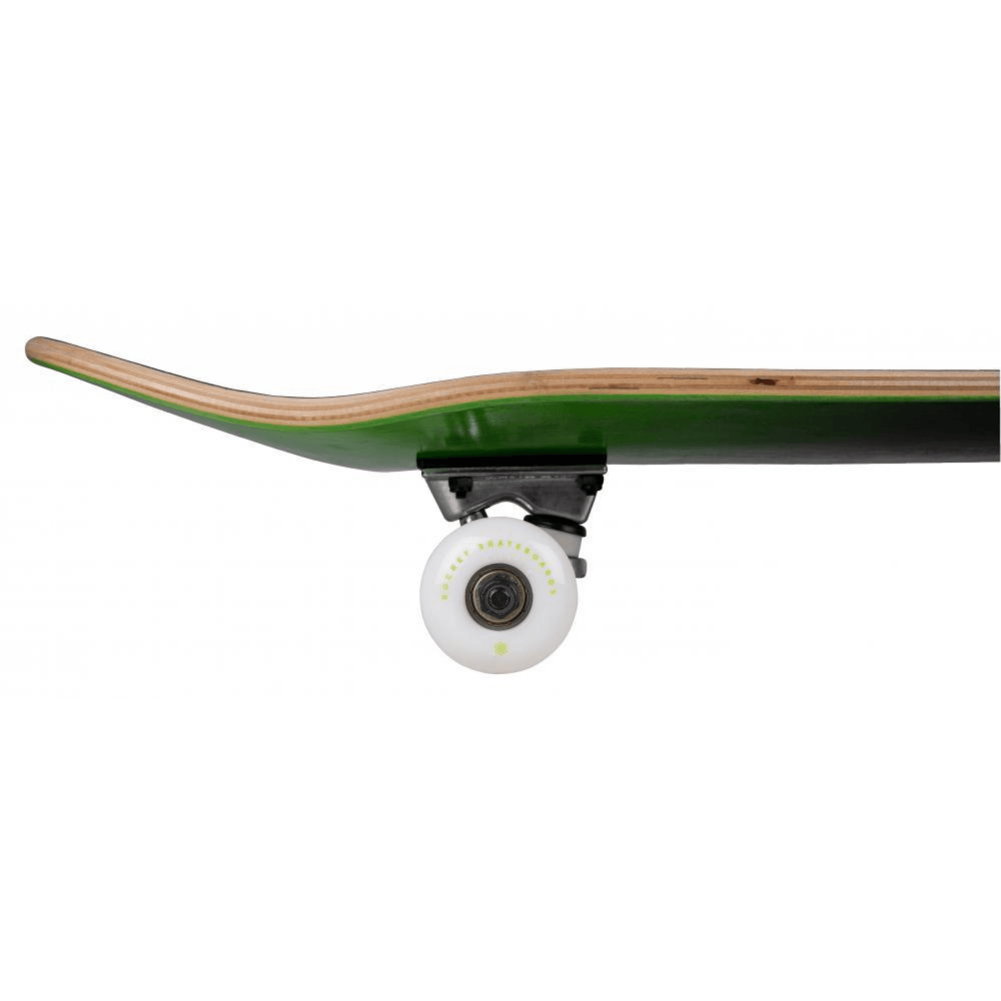 Rocket Complete Skateboard Double Dipped 8", Black/Green Complete Skateboards Rocket