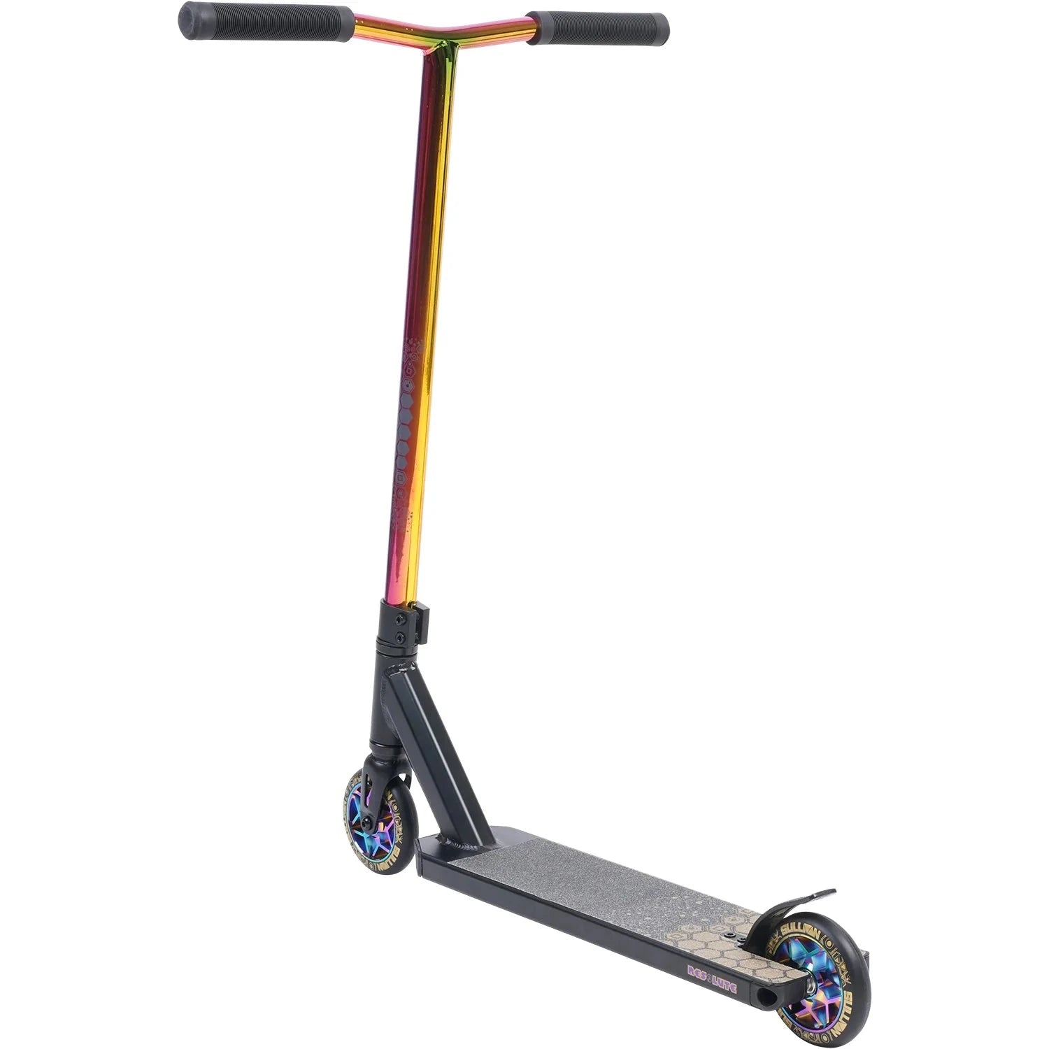Sullivan Resolute Complete Stunt Scooter, Black/Neo Bars Complete Scooters Sullivan