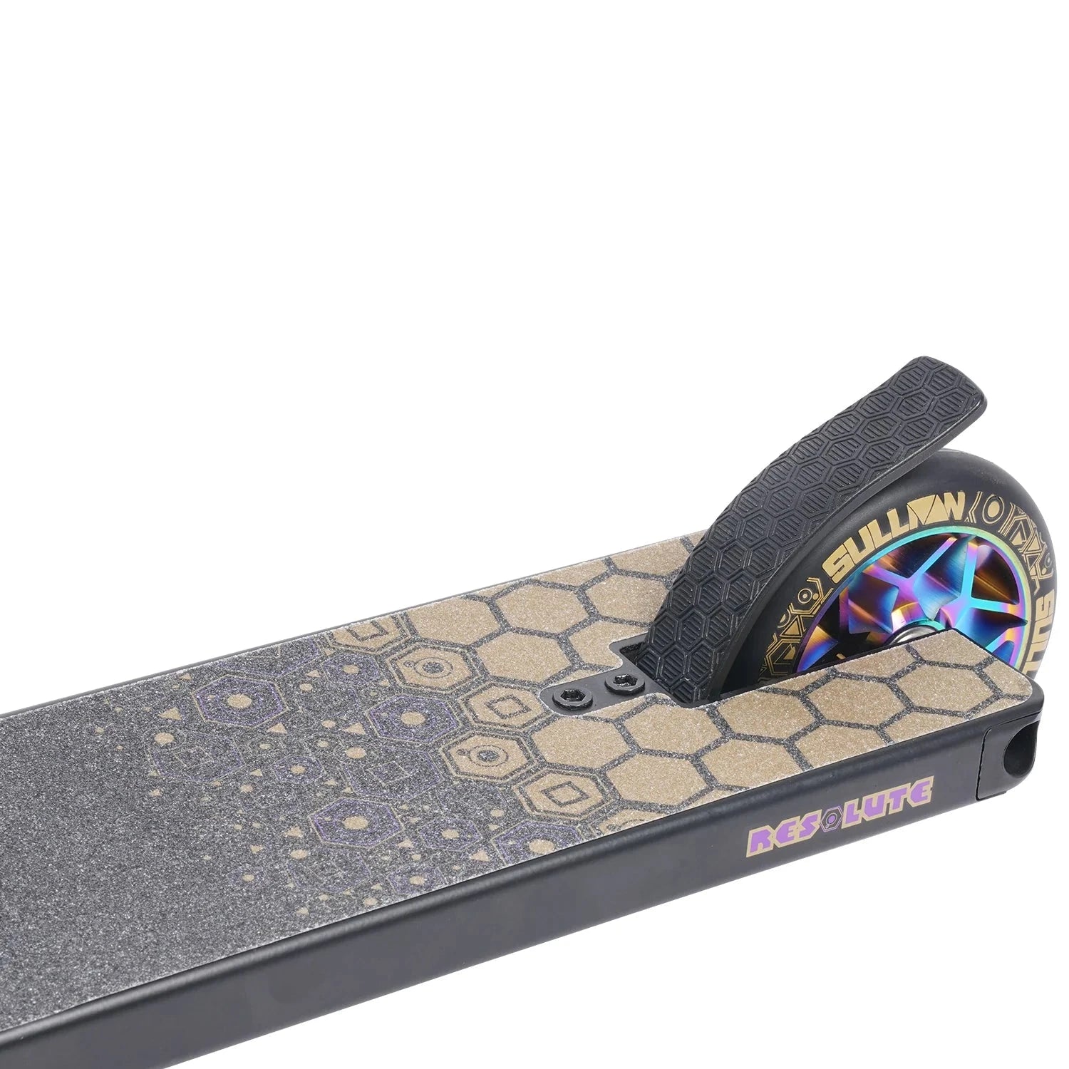 Sullivan Resolute Complete Stunt Scooter, Black/Neo Bars Complete Scooters Sullivan