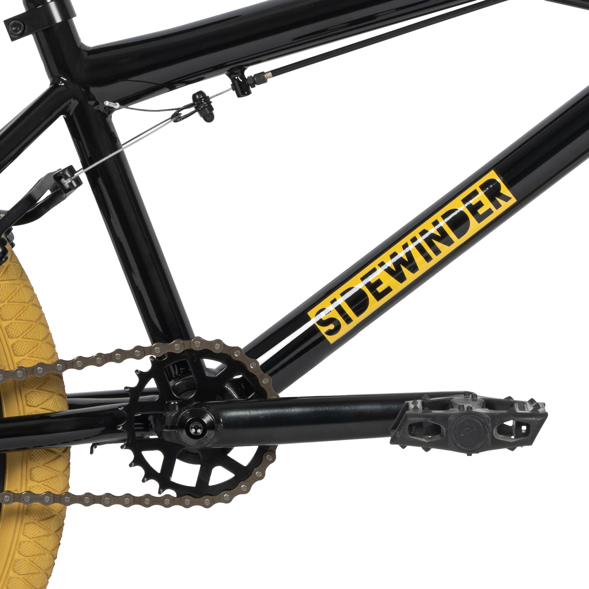 Venom Sidewinder 20" Complete BMX, Black/Gold BMX Venom