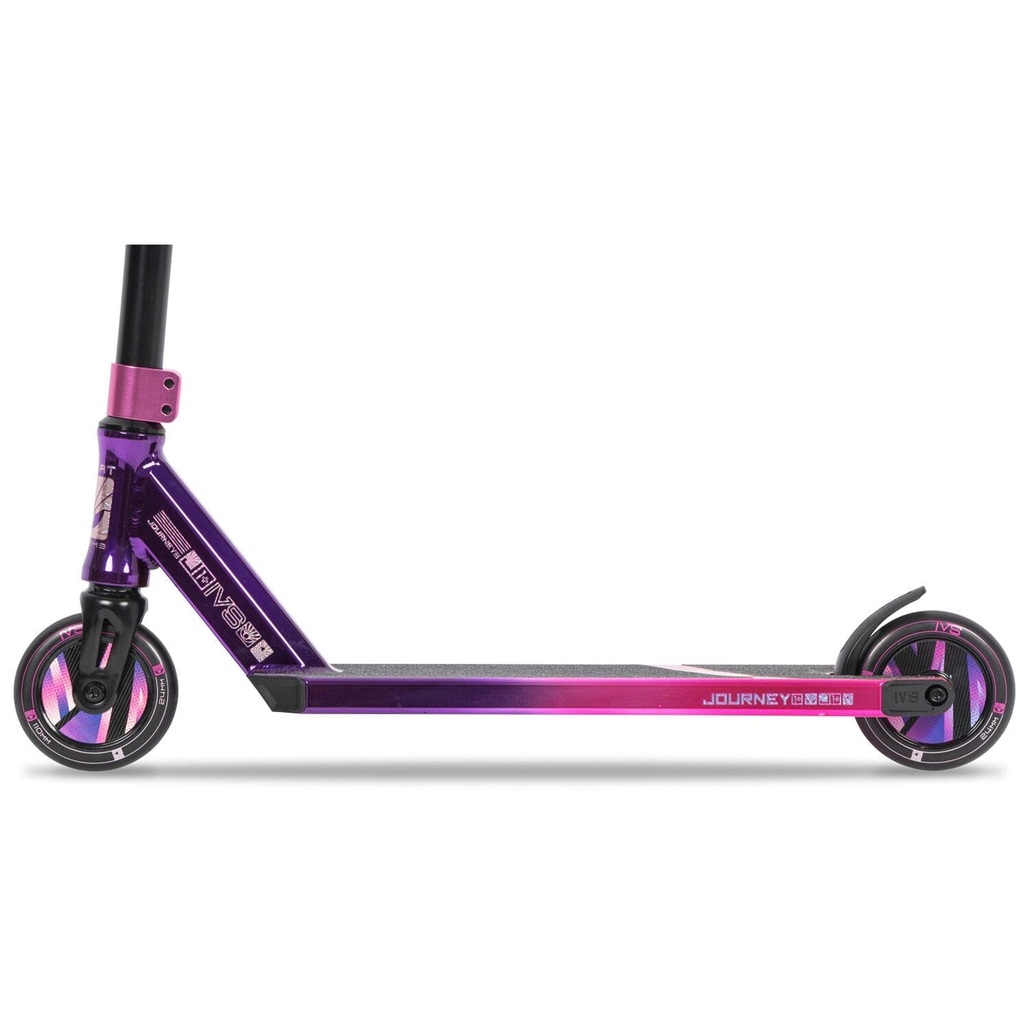 Invert Supreme Journey 1 + Complete Stunt Scooter, Tri Electro Pink/Pink/Purple Complete Scooters Invert Scooters