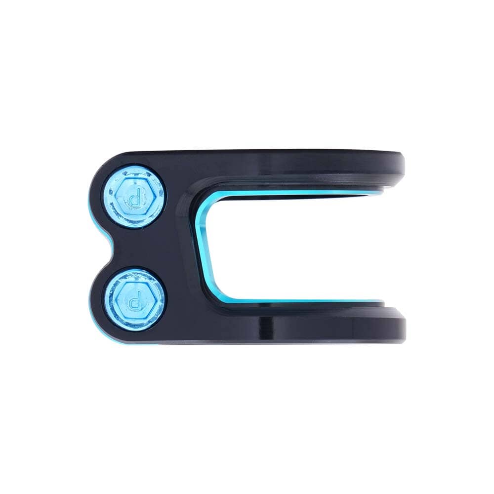 Oath Carcass 2 Bolt Clamp, Black/Blue Scooter Clamps Oath