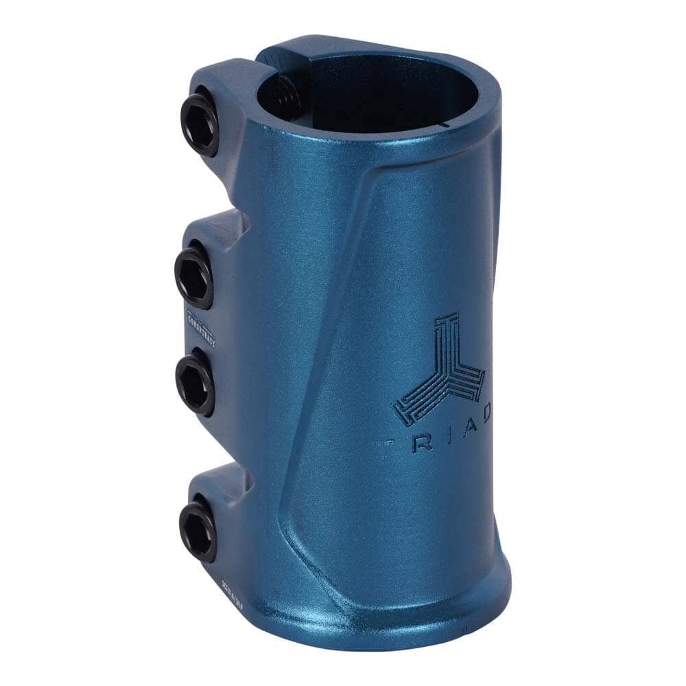 Triad Conspiracy SCS 4 Bolt Clamp Scooter Parts Triad Ano Blue