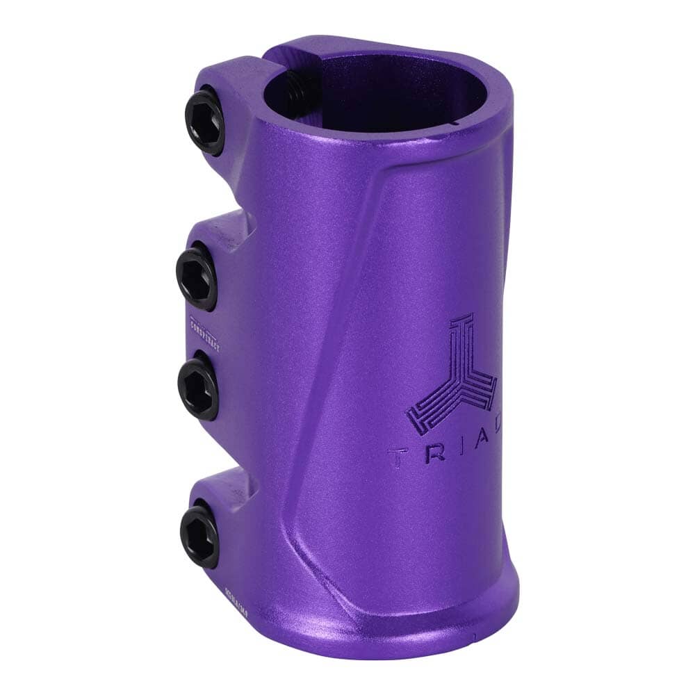 Triad Conspiracy SCS 4 Bolt Clamp Scooter Parts Triad Ano Purple