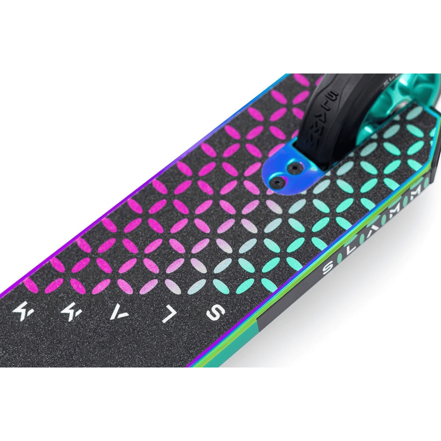 Slamm Assault Complete Stunt Scooter, Neochrome Stunt Scooters Slamm Scooters