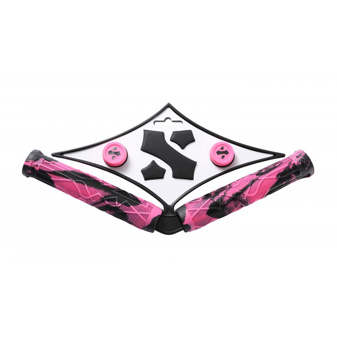 Sacrifice Spy Scooter Grips, Black/Pink scooter grips Sacrifice