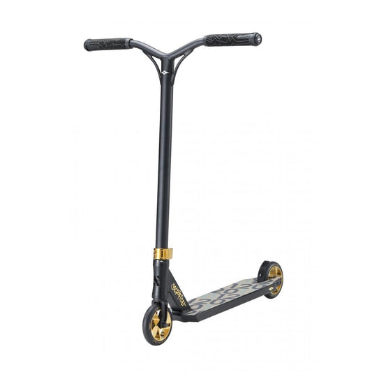 Sacrifice Flyte 120 V2 Complete Stunt Scooter, Black/Gold Stunt Scooter Sacrifice
