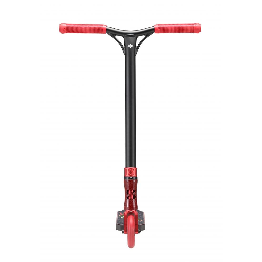 Sacrifice Mini Flyter V2 Graffiti Complete Stunt Scooter, Black/Red Complete Scooters Sacrifice