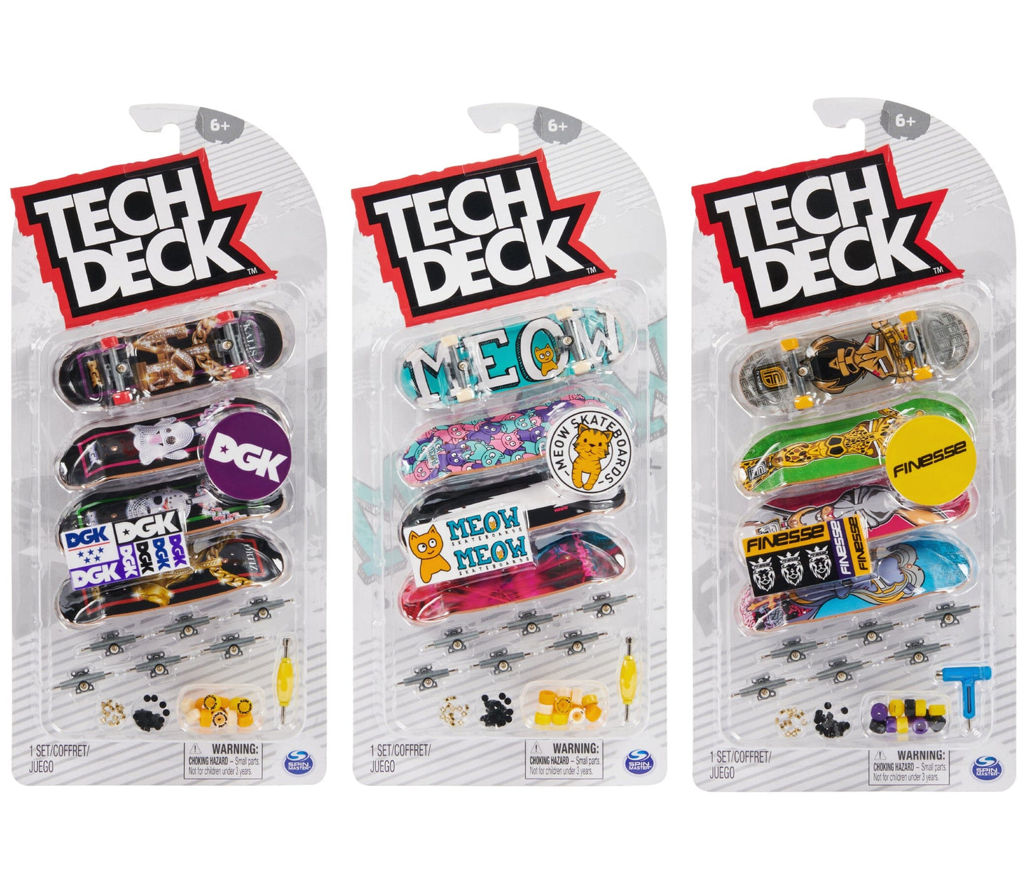 Tech Deck Fingerboard Ultra Deluxe 4 Pack (Random) Accessories tech deck