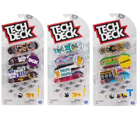 Tech Deck Fingerboard Ultra Deluxe 4 Pack (Random)