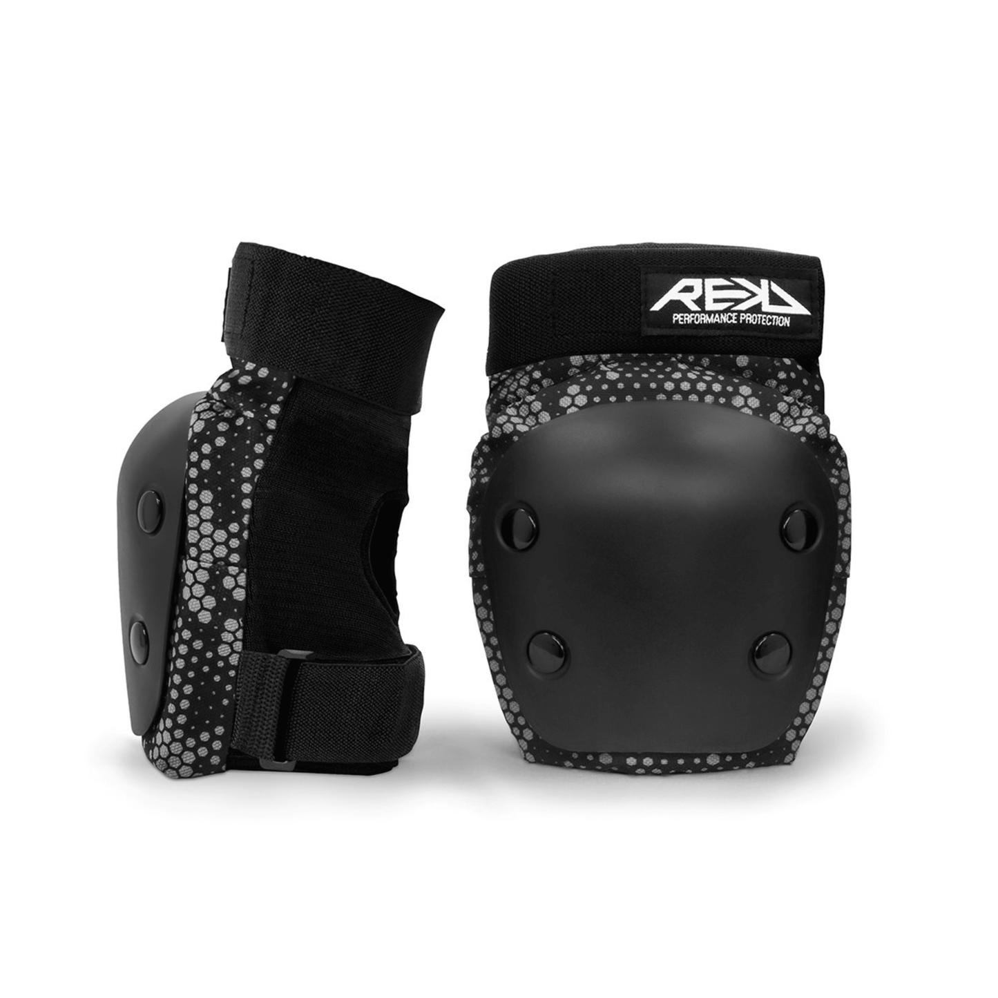 Rekd Youth Heavy Duty Double Pad Set, Black/Grey Protection REKD