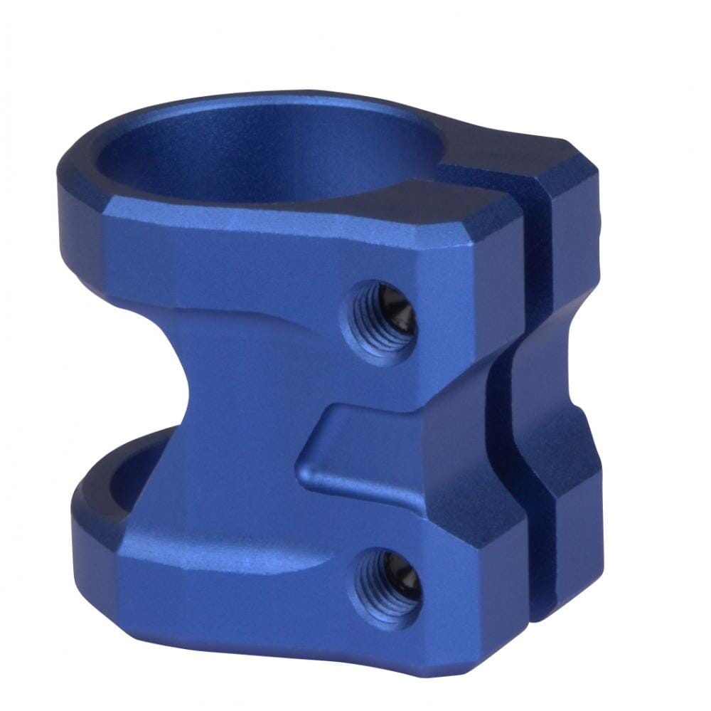 Addict Scooters Ultra Light Scooter Clamp, Blue Scooter Parts Addict