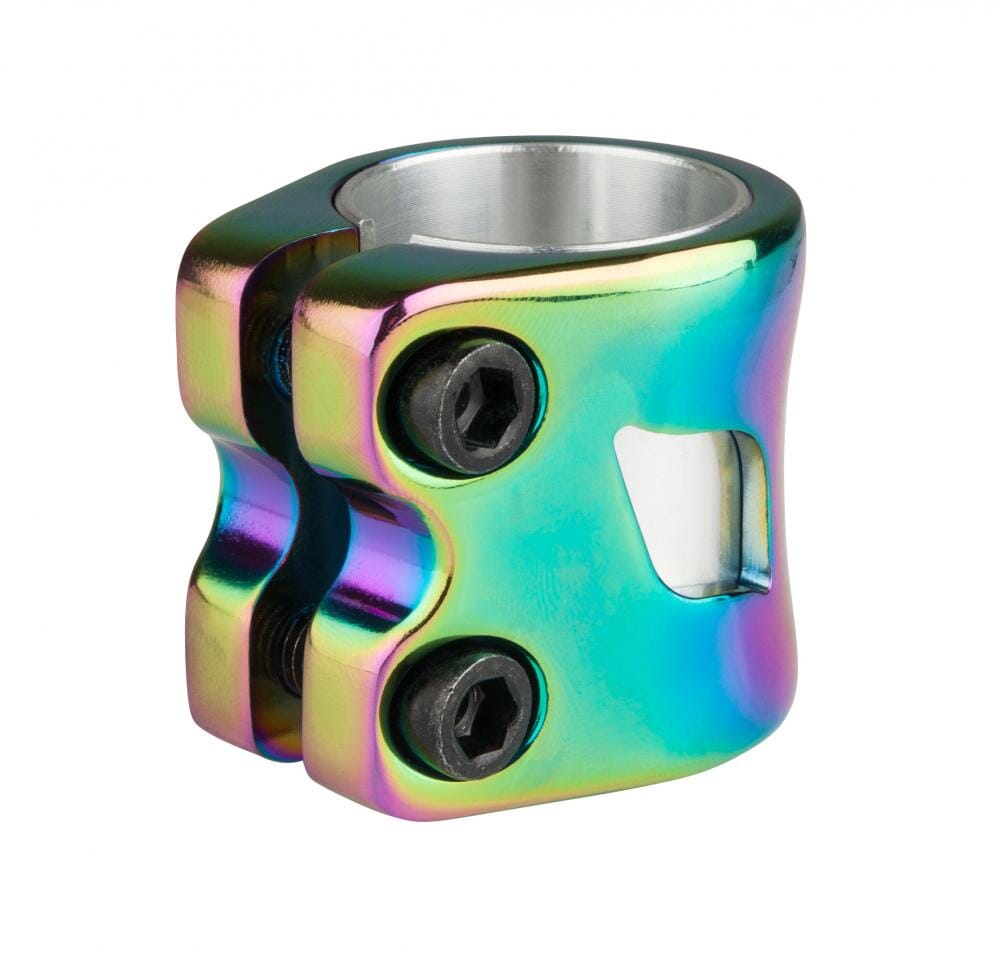 Blazer Pro Altus 2 Bolt Scooter Clamp, Neo Chrome Stunt Scooter Blazer Pro