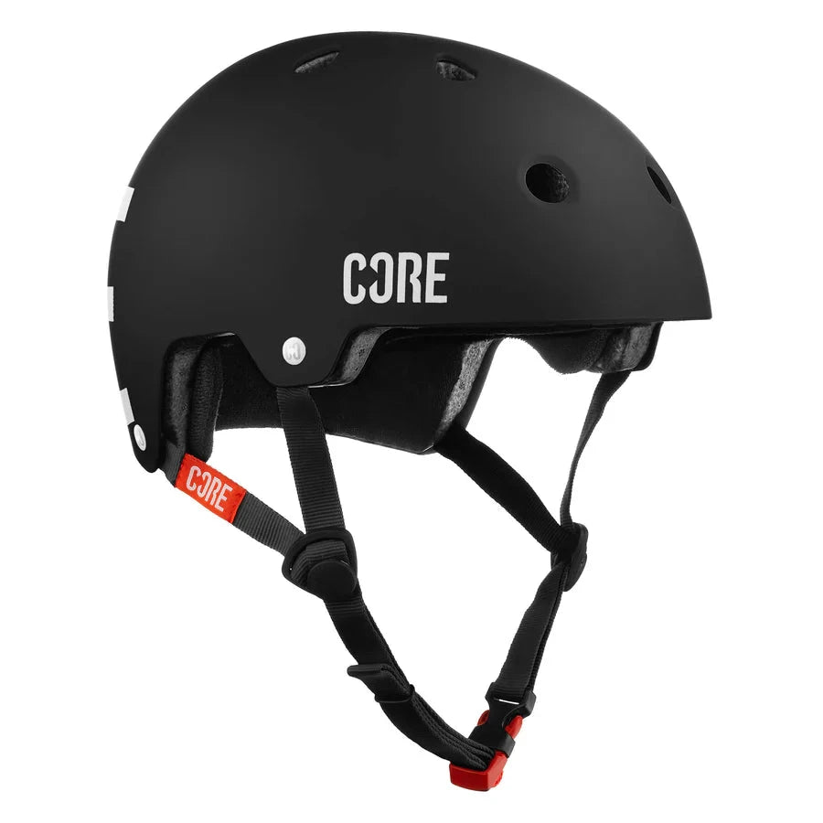 Core Street Helmet, Black/White Protection CORE
