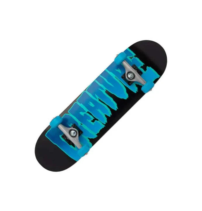 Creature Logo Micro Complete Skateboard 7.5", Black/Blue Complete Skateboards Creature