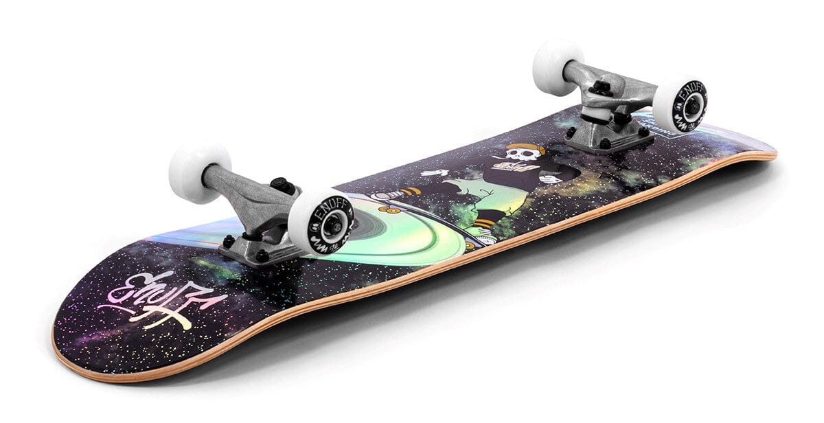 Enuff Skully Hologram Complete Skateboard, Black Complete Skateboards Enuff