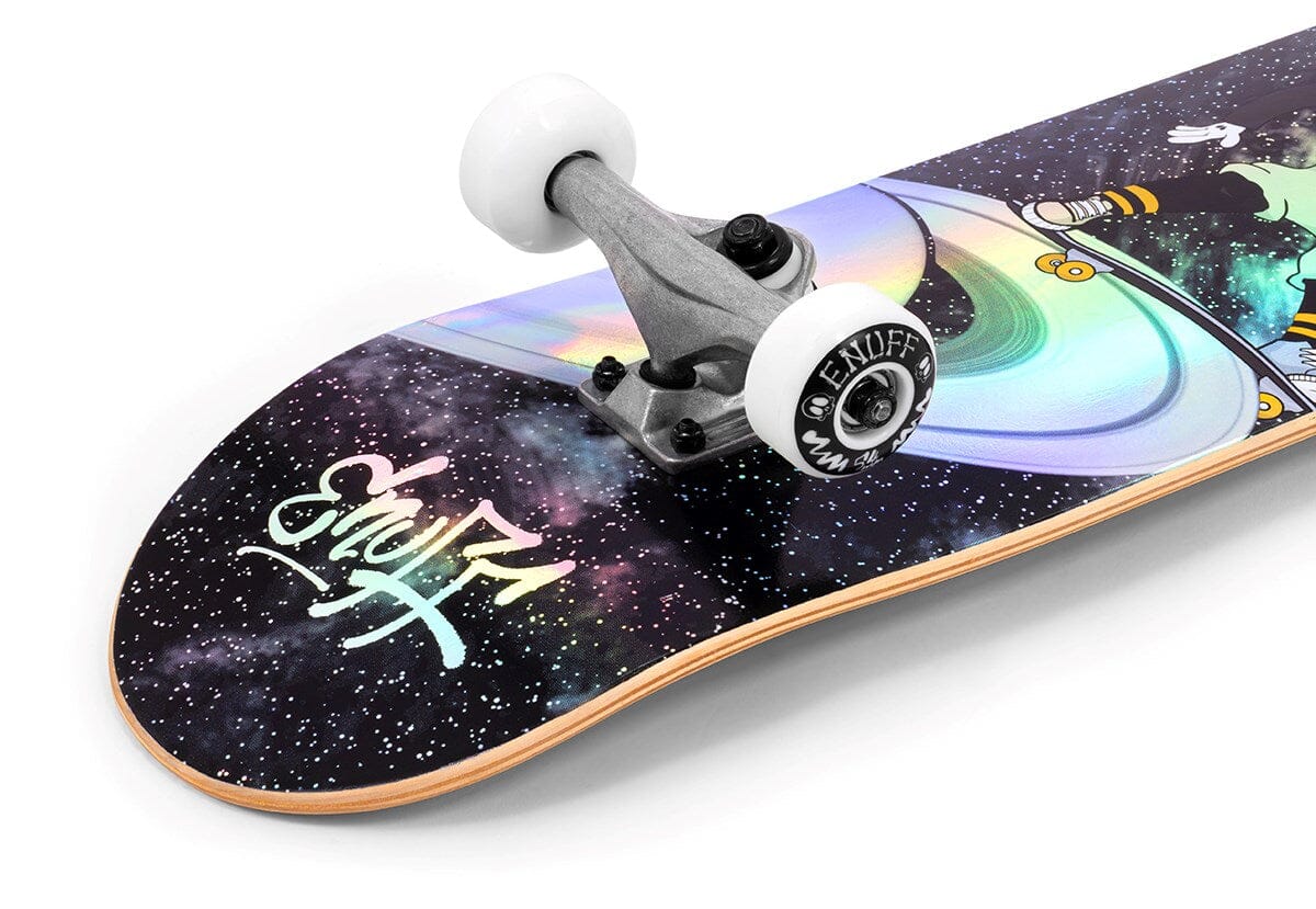 Enuff Skully Hologram Complete Skateboard, Black Complete Skateboards Enuff