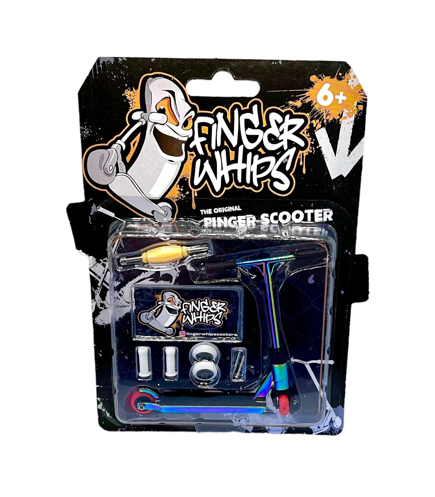 Finger Whips Finger Scooter, Neo Chrome Accessories Finger Whips