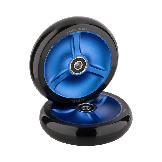 Drone Helios 1 Hollow-Spoked Feather-Light Scooter Wheel 110mm, Blue Scooter Wheels Drone