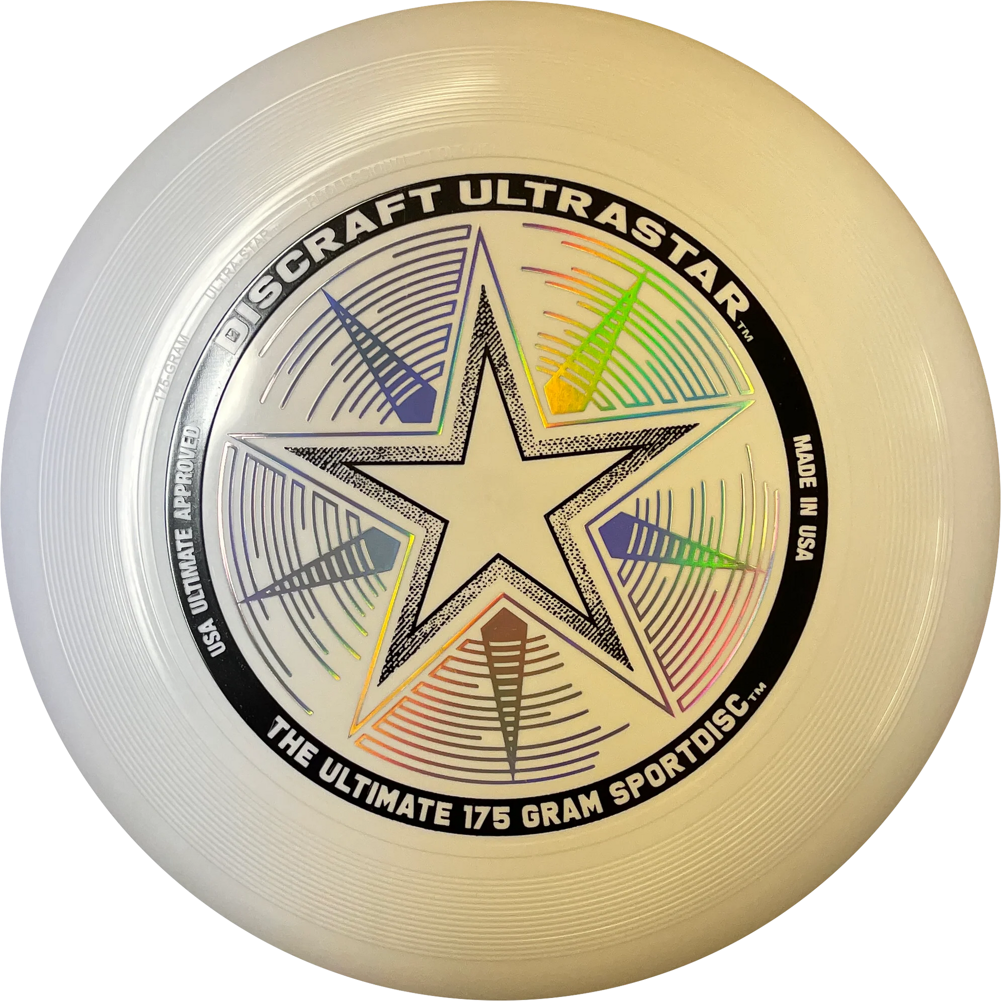 Discraft 175g USA Ultimate Championship Series Ultrastar Disc, White Accessories Aerobie