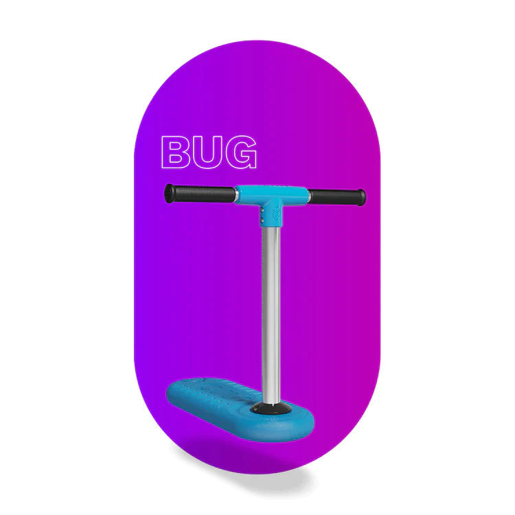 Indo Bug Trampoline Scooter, Blue Complete Scooters INDO