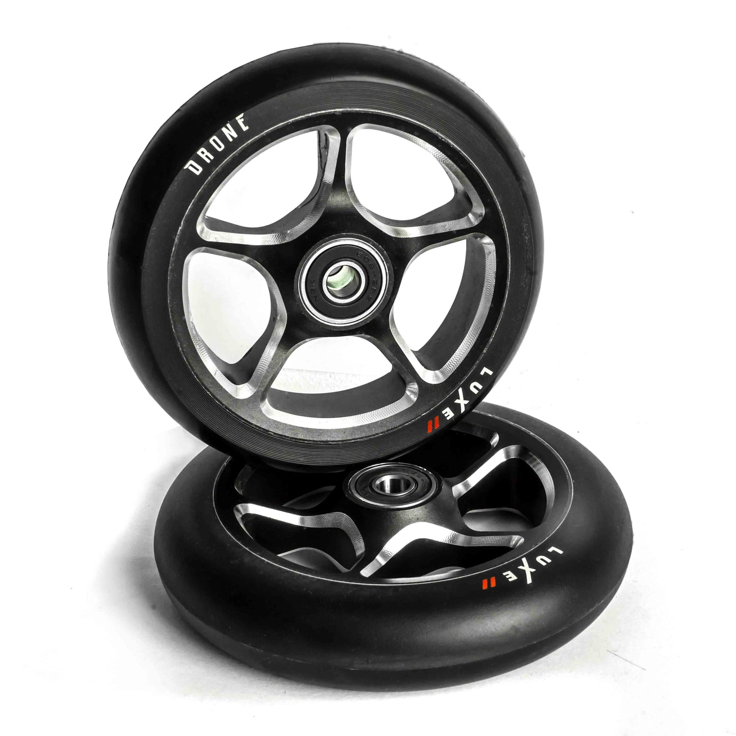 Drone Luxe 2 Scooter Wheel 110mm, Black PU Scooter Wheels Drone