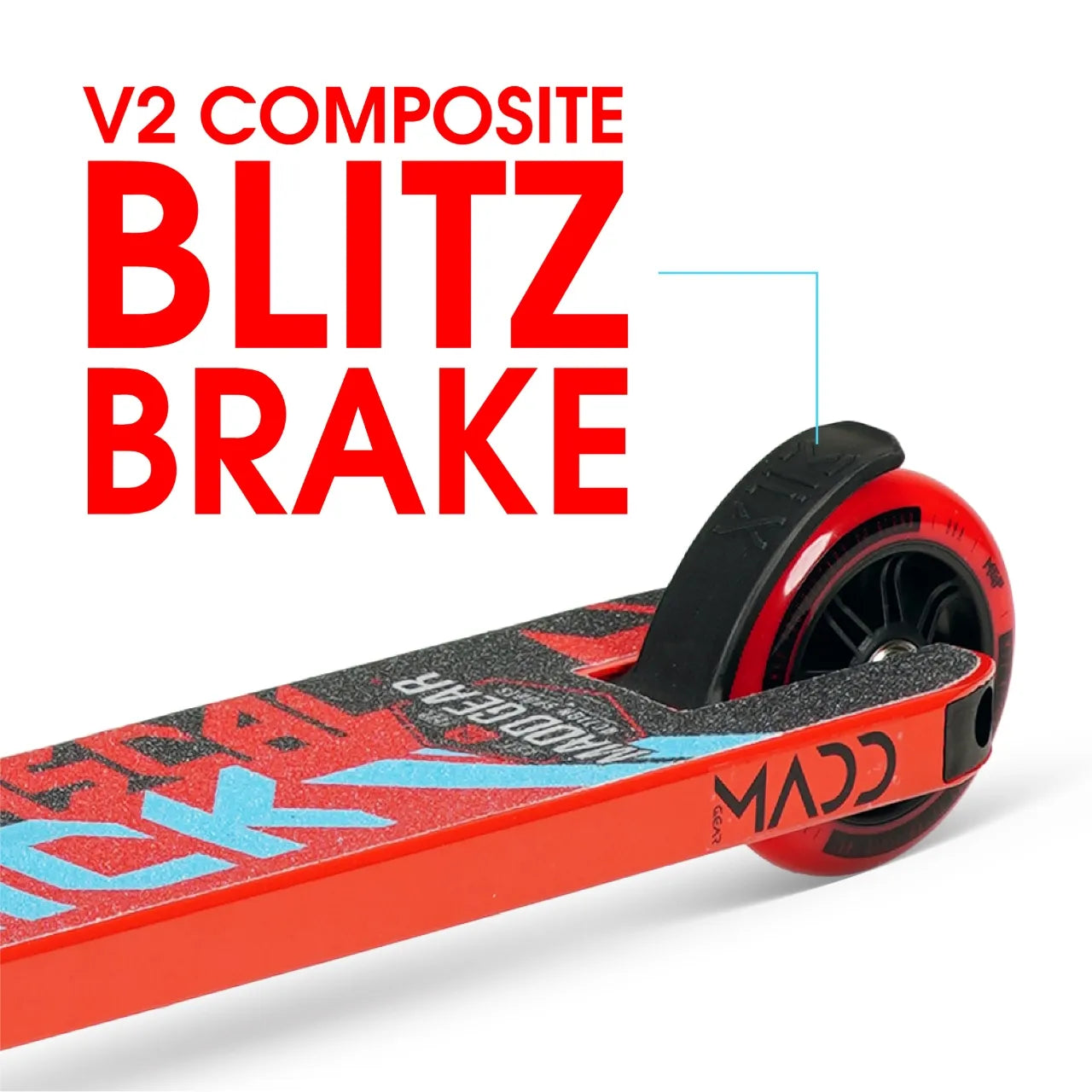 Madd Gear Kick Mini Pro Rascal IV Complete Stunt Scooter, Red/Blue Complete Scooters MADD Gear (MGP)