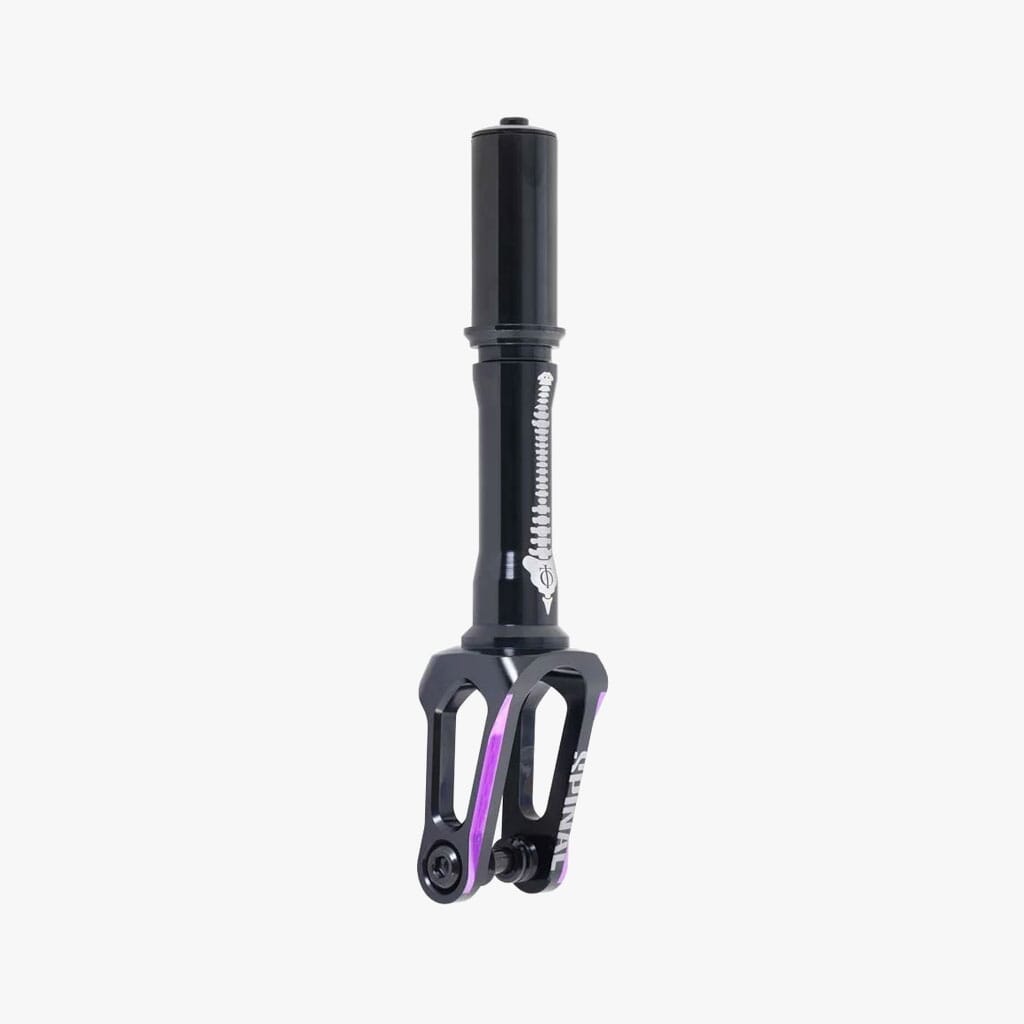 Oath Spinal SCS/HIC Scooter Fork, Black/Purple Scooter Forks Oath