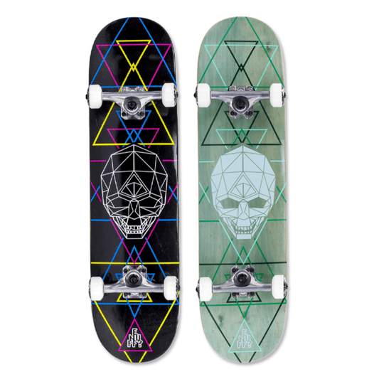 Enuff Geo Skull Complete Skateboard, 8" Complete Skateboards Enuff