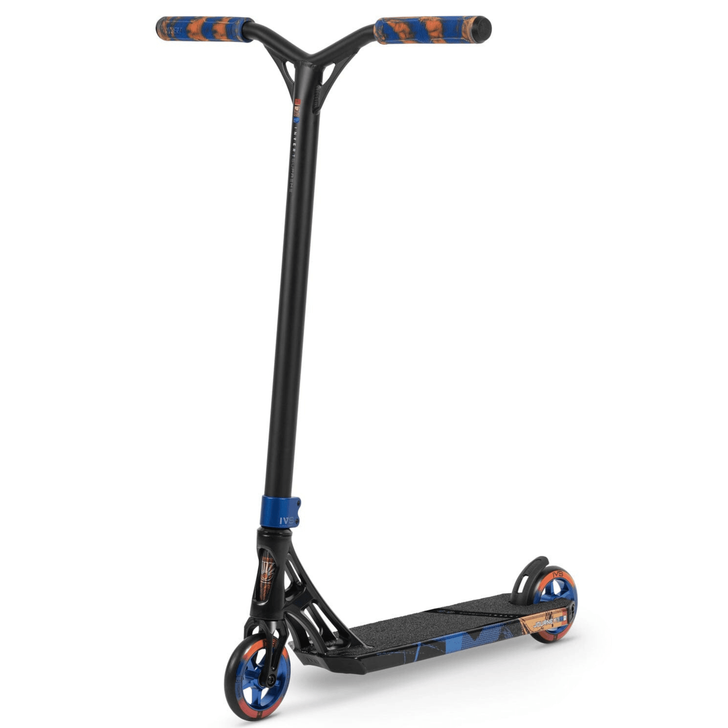 Invert Supreme Journey 3 Complete Scooter, Black/Blue/Orange Complete Scooters Invert Scooters