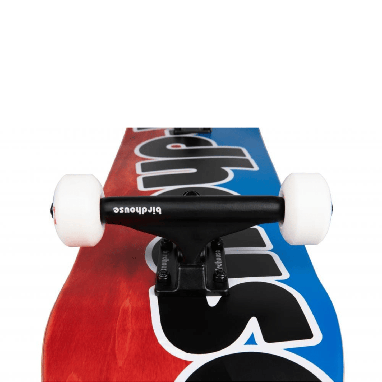 Birdhouse Stage 3 Toy Logo Complete Skateboard 8", Red/Blue Complete Skateboards Birdhouse