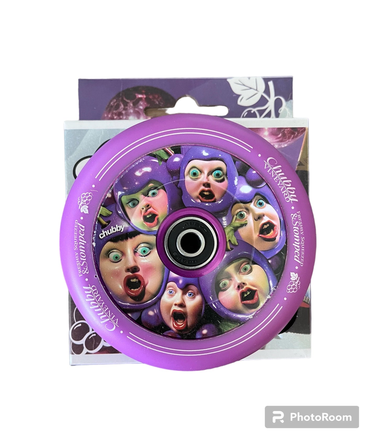 Chubby Grape Juice Stunt Scooter Wheel 110mm , Purple Scooter Wheels CHUBBY