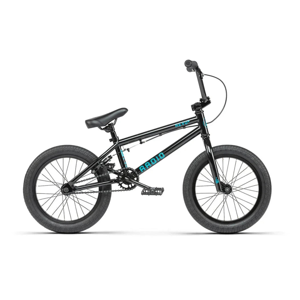 Radio Revo 16" Complete BMX, Black Complete BMX Radio Bikes