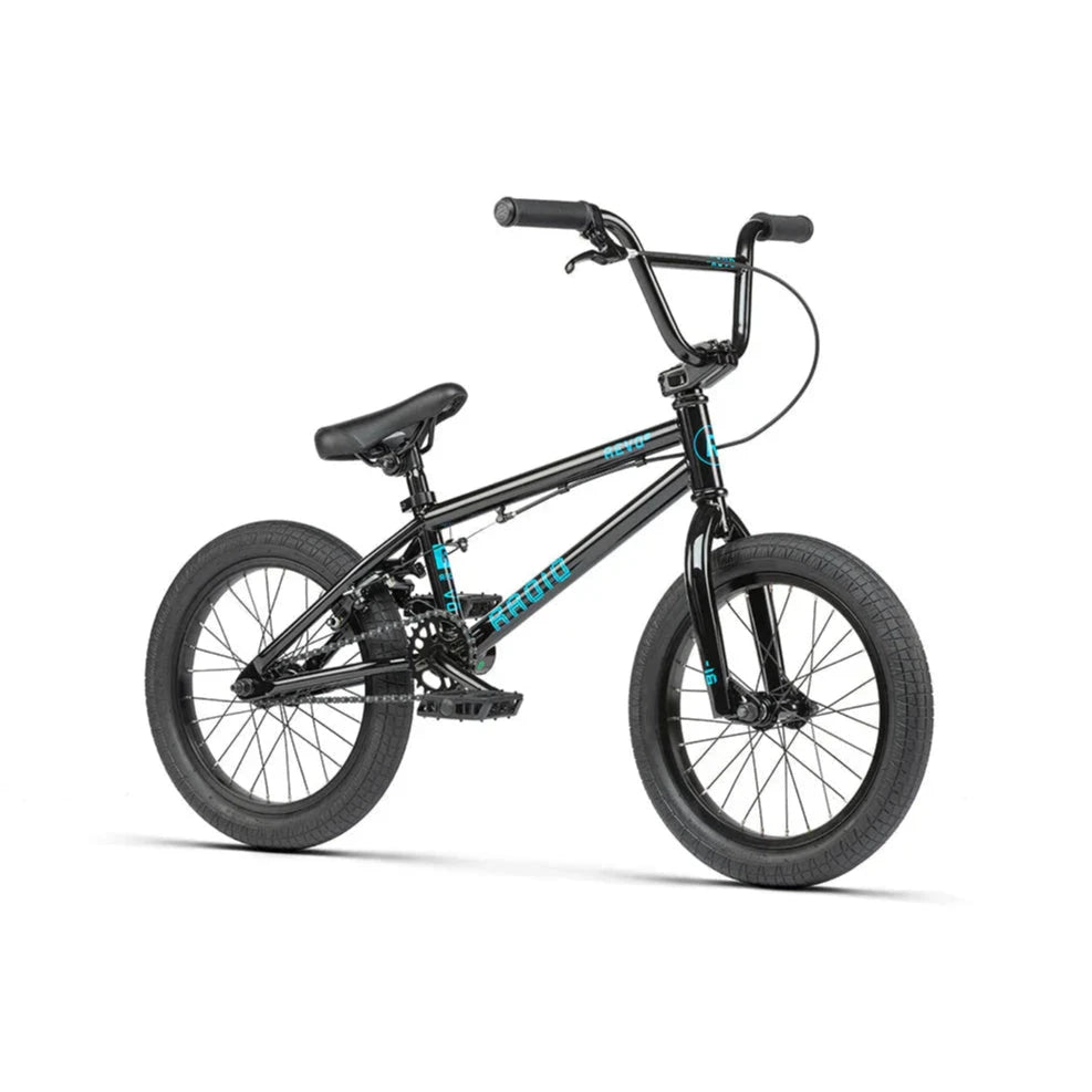 Radio Revo 16" Complete BMX, Black Complete BMX Radio Bikes