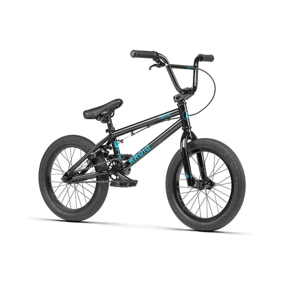 Radio Revo 16" Complete BMX, Black Complete BMX Radio Bikes