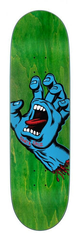 Santa Cruz Screaming Hand Skateboard Deck 8.80", Green