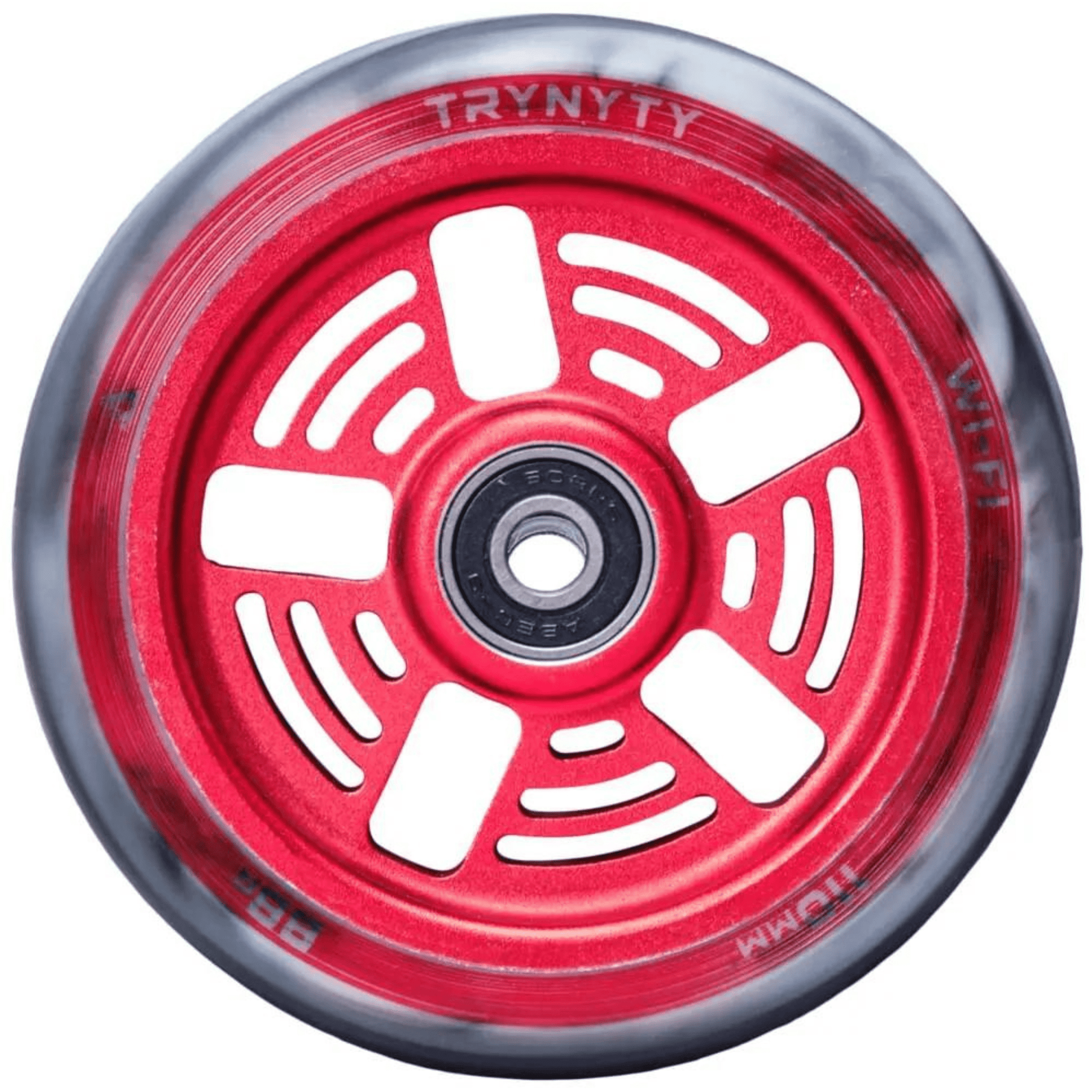 Trynyty Wi-Fi 110mm Pro Scooter Wheels, Red Scooter Wheels trynyty