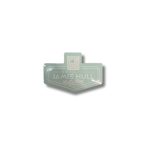 Invert Jamie Jull Sticker, Clear/White Accessories Invert Scooters